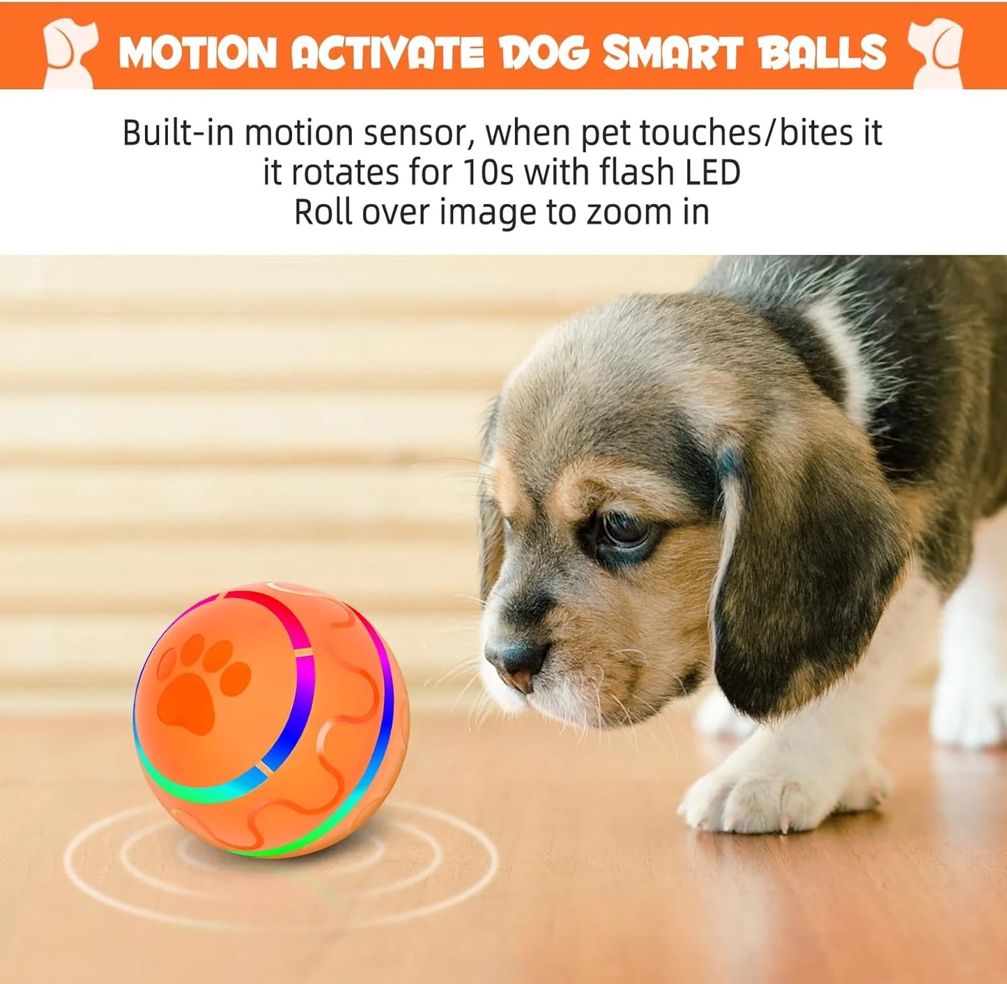 Pelota interactiva para perros "Peppy pet"